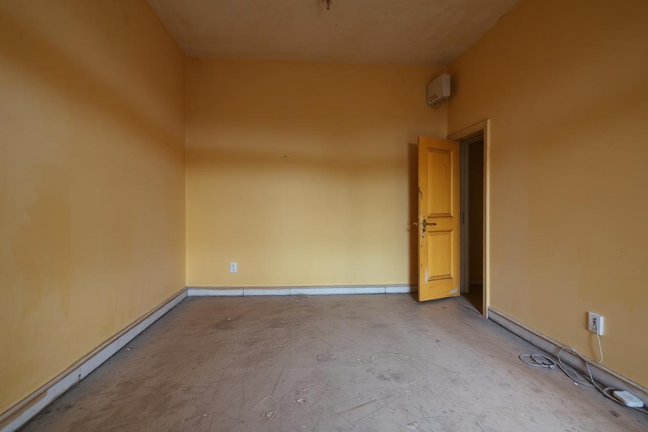 Beispielbild: Raum vor der Renovierung